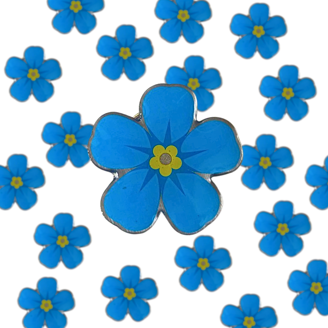 Velindre Forget-Me-Not Flower Badge