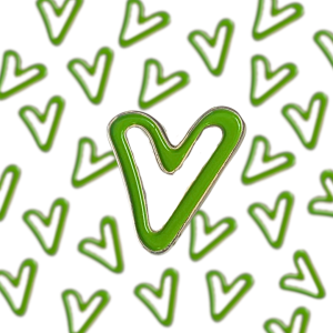 Velindre Plain 'V' Badge - Green