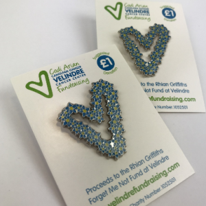 Velindre Forget-Me-Not Badge